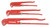 Wiha 32996 - Pipe Wrench 90o Narrow Style 3 Pc. Set