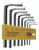 Wiha 35192 - Hex L-Key Short Arm Inch 8 Pc. Set
