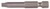 Wiha 74009 - Slotted Power Bit 4.0 x .5 x 50mm