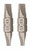 Wiha 77717 - Slotted Double End Bit 2 Pack