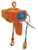 Jet 107203 - (FA1-1S) 1 Ton 15' Lift 115/230V 1PH Electric Chain Hoist - Heavy Duty