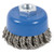Jet 553683 - (CK3201-SST) 3 x 5/8-11 NC Stainless Steel Knot Twisted Cup Brush
