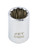 Jet 670611 - 1/4" DR x 11mm Regular Chrome Socket - 12 Point
