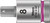 Wera 05003030001 - 8740 B Hf Hex-Plus Sw 3,0 X 35 Mm Zyklop Bit Socket With 3/8" Drive Holding Function
