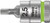 Wera 05003331001 - 8740 A Zyklop Bit Socket With 1/4" Drive With Holding Function , 2,5 X 28 Mm