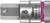 Wera 05003334001 - 8740 A Hf Zyklop Bit Socket With 1/4" Drive With Holding Function, 4,0 X 100 Mm