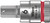 Wera 05003337001 - 8740 A Hf Zyklop Bit Socket With 1/4" Drive With Holding Function, 6,0 X 28 Mm