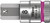 Wera 05003342001 - 8740 A Hf Zyklop Bit Socket With 1/4" Drive With Holding Function, 7,0 X 100 Mm