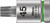 Wera 05003063001 - 8767 B Hf Tx 25 X 107 Mm Zyklop Bit Socket With 3/8" Drive Holding Function