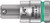 Wera 05003388001 - 8740 A Hf Hex-Plus Sw 1/4" Zyklop Bit Socket With 1/4" Drive Holding Function