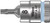 Wera 05003360001 - 8767 A Hf Torx Zyklop Bit Socket With 1/4" Drive With Holding Function , Tx 8 X 28 Mm