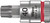 Wera 05003364001 - 8767 A Hf Torx Zyklop Bit Socket With 1/4" Drive With Holding Function , Tx 20 X 28 Mm