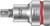 Wera 05003087001 - 8740 B Hf Hex-Plus Sw 7/32" X 35 Mm Zyklop Bit Socket With 3/8" Drive Holding Function