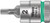 Wera 05003380001 - 8740 A Hex-Plus Sw 5/64" Zyklop Bit Socket With 1/4" Drive