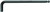 Wera 05027107001 - 950 Pkl Bm Hex-Plus Sw 6.0 Long Arm Ballpoint Hex Key