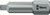 Wera 05066446001 - 868/1 Btz    # 2 X 25 Mm Bits For Square Socket Screw