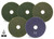 Pearl SPS43000 - 4" 3000 Grit Wet Polishing Pad (1/Pack)