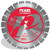 Pearl PV1009SDS - 10 X .095 X Dia 5/8 P2 Pro-V Hard Material Segmented Blade, 12MM Rim