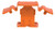 Pearl TSC150116O - Tuscan Truspace Orange Seamclip, Grout Size: 1/16" (1.59MM) 150/Box 3/8" - 1/2" Tiles