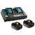 Makita Y-00315 - 18V 2 x 4.0Ah Li-Ion Battery & Dual-Port Rapid Charger Kit