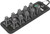Wera 05003982001 - Socket rail B VDE (textile belt), 10 location, unloaded