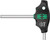 Wera 05023344001 - 454 HF T-handle hexagon screwdriver Hex-Plus with holding function, 5 x 200 mm