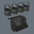 Wera 05004357001 - Wera 2go 2 XL Tool Container, 2 pieces