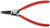 Knipex 4611A2SBA - 7 1/4" Circlip Pliers for External Circlips on Shafts-Forged Tip-Size 2
