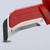 Knipex 9855SB - 7 1/4'' Dismantling Knife-1,000V Insulated