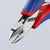 Knipex 7702115 - 4.5'' Electronics Diagonal Cutters-Comfort Grip