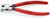 Knipex 7221160 - 6 1/4'' Diagonal Flush Cutters for Plastics-85° Angle