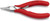 Knipex 3511115 - 4.5'' Electronics Pliers-Flat Tips, Comfort Grip