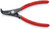 Knipex 4941A21 - 6 1/2" External 90° Angled Precision Circlip Pliers with Limiter-With Adjustable Opening