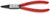 Knipex 4411J2SBA - 7 1/4'' Circlip "Snap-Ring" Pliers-Internal Straight-Forged Tip-Size 2