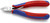 Knipex 7732120H - 4.75'' Electronics Diagonal Cutters Carbide Metal Cutting Edges-Comfort Grip