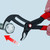 Knipex 8722250SBA - 10'' Cobra® QuickSet High-Tech Water Pump Pliers-Comfort Grip