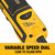 DEWALT DWE4997VS - 2" Brushless Variable Speed Paddle Switch Die Grinder 7,500-25,000 With Lock-On