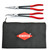 Knipex 9K0080128US - 2 PC Extra Long Needle Nose Pliers Set w/ Keeper Pouch (28 71 280, 28 81 280 and 9K 00 90 12 US)