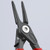 Knipex 4831J0 - 5 1/2'' Precision Circlip Pliers with Limiter-Internal Straight-With Adjustable Opening