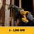 DEWALT DCS368W1 - 20V MAX XR Pd Reciprocating Saw (8.0Ah) W/ 1 Battery And Bag