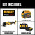 DEWALT DCG418X1 - 60V MAX Flexvolt 4-1/2" - 6" Small Angle Grinder Kit W/ 1 Battery (9Ah), Charger And Bag
