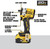 DEWALT DCF921P2 - 20V MAX Atomic 1/2" Impact Wrench (Hog Ring) (5.0Ah) W/ 2 Batteries And Bag