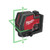Milwaukee 3522-21 - USB Rechargeable Green Cross Line & Plumb Points Laser