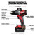 Milwaukee 2893-22CX - M18 Brushless Hammer Drill/Impact Combo Kit 2.0,4.0