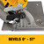 DEWALT DCS574W1 - 20V MAX XR Pd 7-1/4" Circular Saw (8.0Ah) W/ 1 Battery And Bag