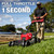 Milwaukee M18 FUEL lawn mower cutting grass in residential yard