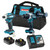 Makita DLX2455TX4 - 18V LXT Brushless Cordless 2 Tool Combo Kit (5.0 Ah x2)