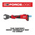 Milwaukee 2978-22 - M18 FORCE LOGIC 6T Linear Utility Crimper Kit w/ Snub Nose Jaw