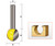 Kempston 208431 - Plunge Cutting Ball Bit, 5/8" Diameter
