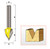 Kempston 202021 - V Groove Bit, 134 x 13/16 x 60D